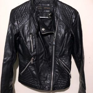 Faux leather jacket